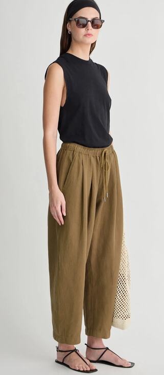 Apiece Apart Pants - Apiece Apart Everyday Pull-On Pants Tobacco Relax Women's M Casual Wardrobe